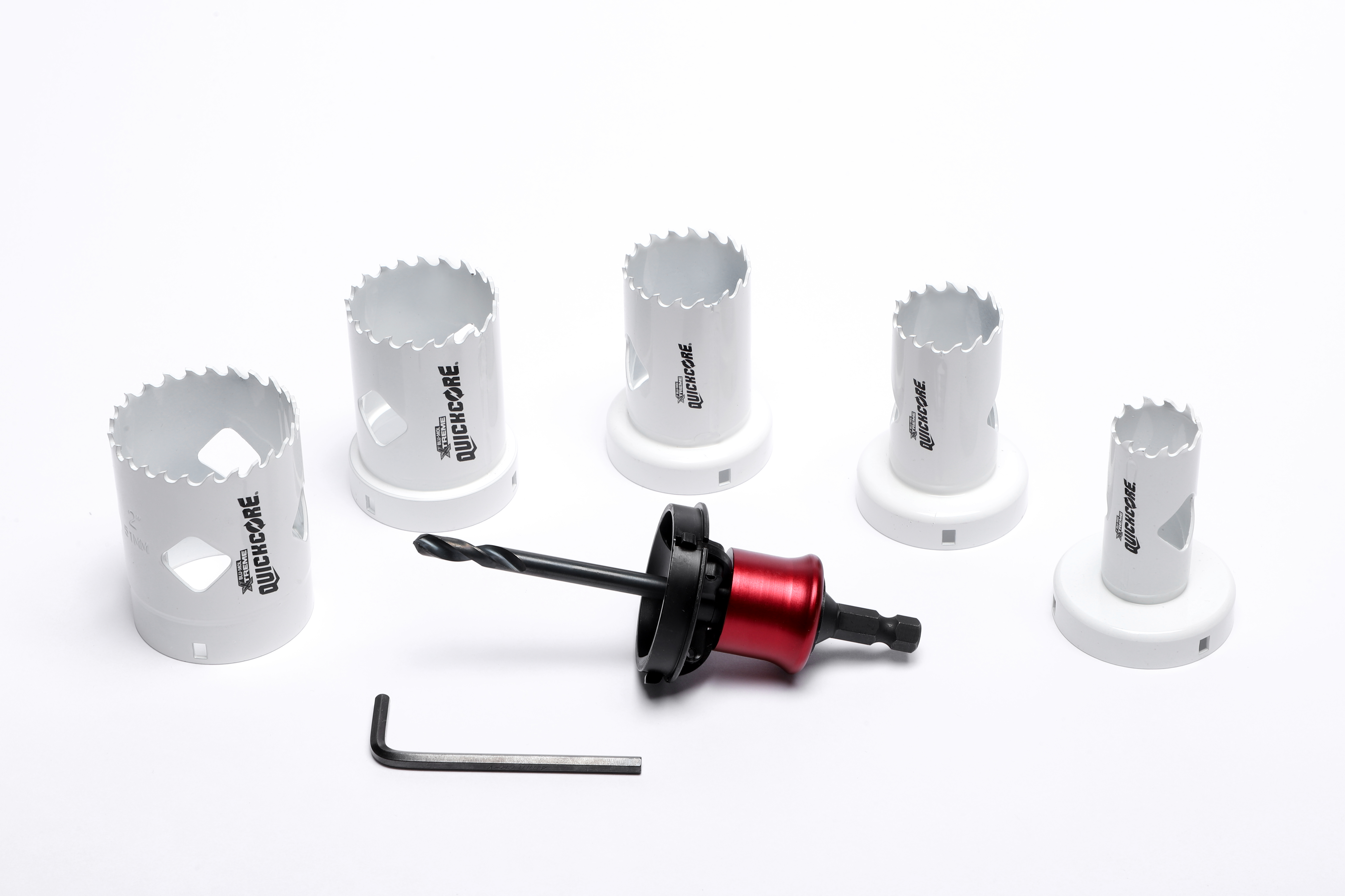 BLUMOL Xtreme QuickCore 7pc BiMetal Hole Saw Set Disston Tools