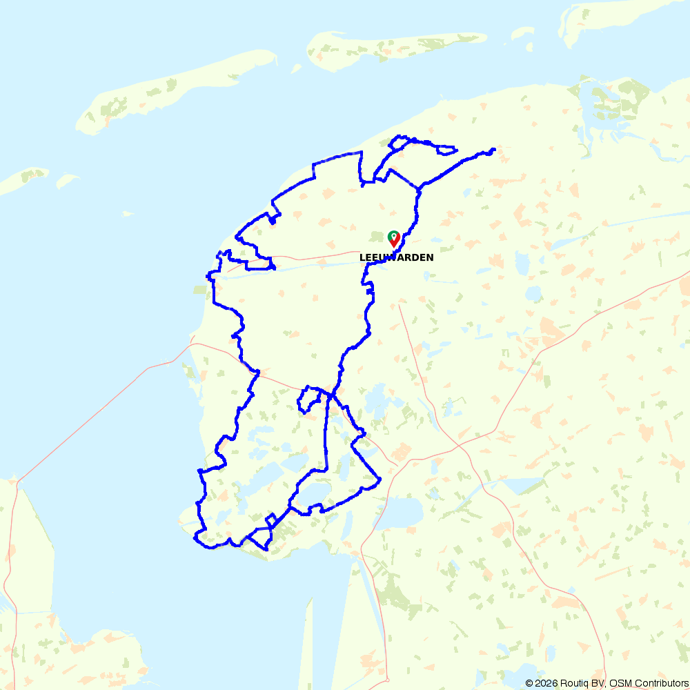 Fietsroutekaart Friesland Lösen Frustrierend Ekstase elfstedentocht route Ast Petroleum Raserei
