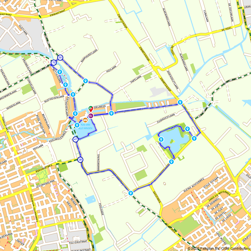 1397207 A figure eight through the Westland