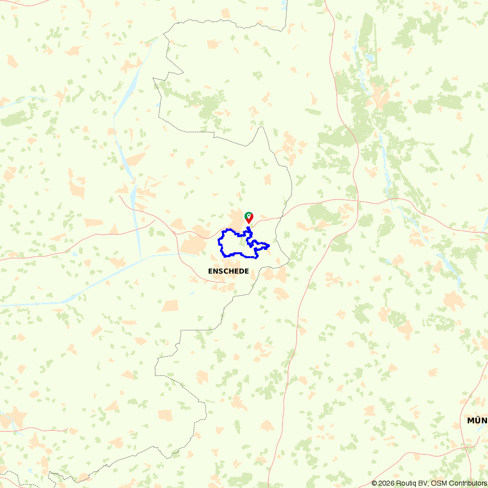 Rondje Enschede Kaart Rondje Enschede Kaart Topografische Kaart
