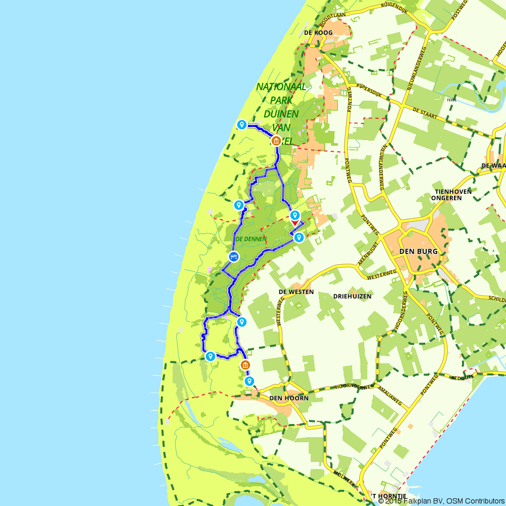 Kaart Texel Downloaden Kaart Texel Printen Topografische Kaart
