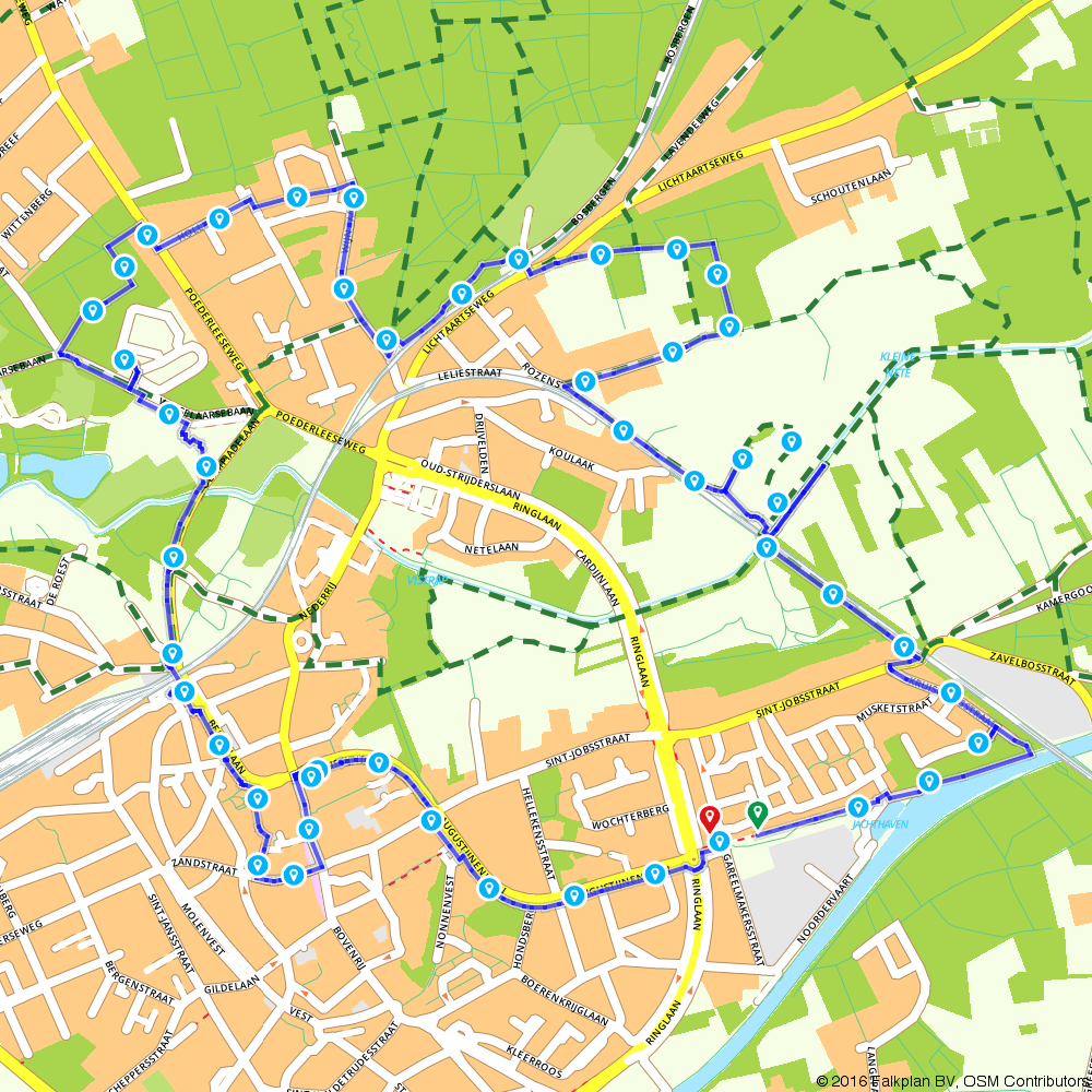 352108 Tour of Herentals via Nete