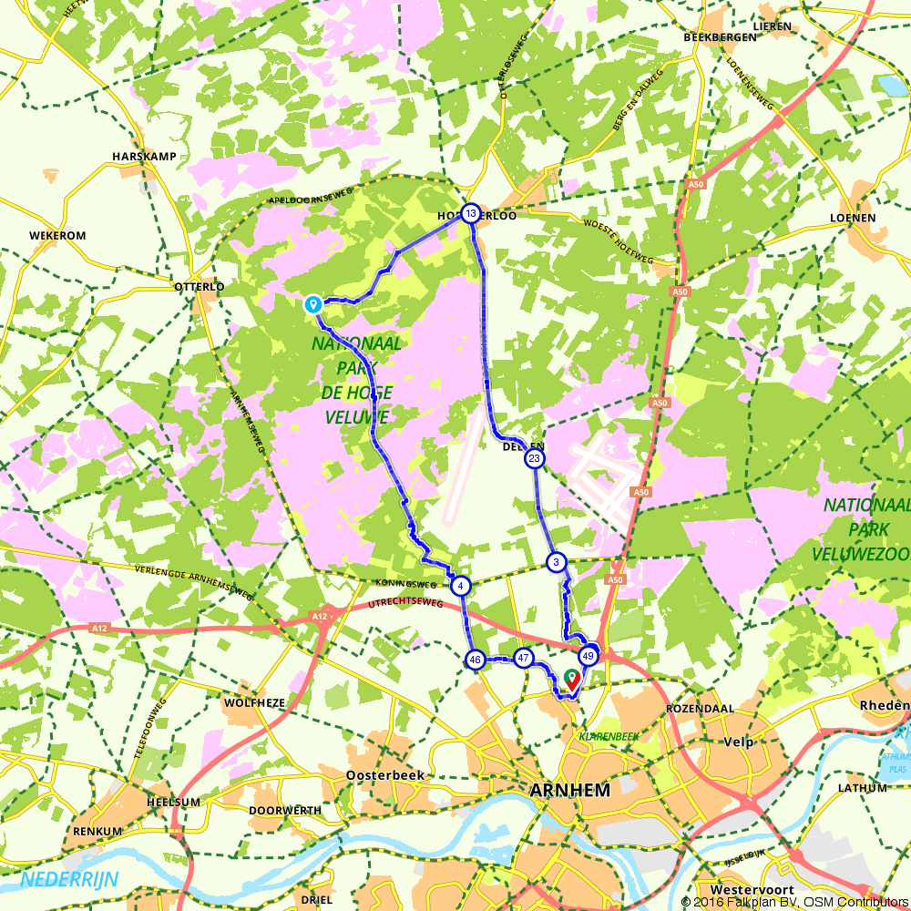 Routiq 495745 Tour of Arnhem Hoge Veluwe National Park