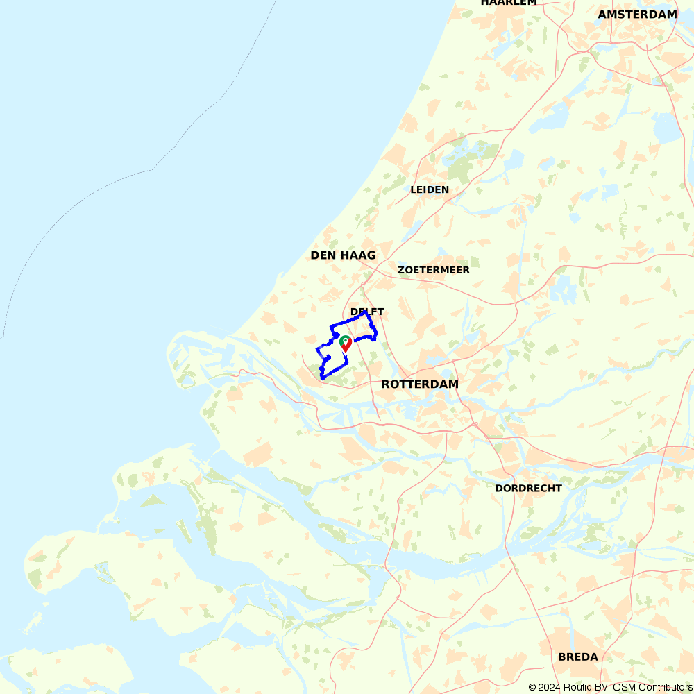 538652 Through Delft and the polders of the Westland