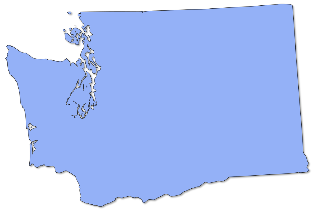 Political Map Of Washington