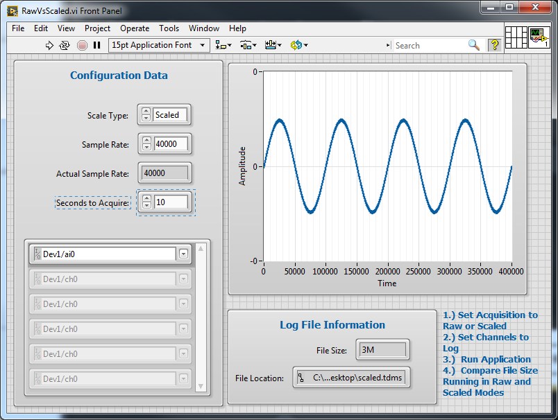 How To Reduce Memory Consumption in LabVIEW Data Acquisition Applications