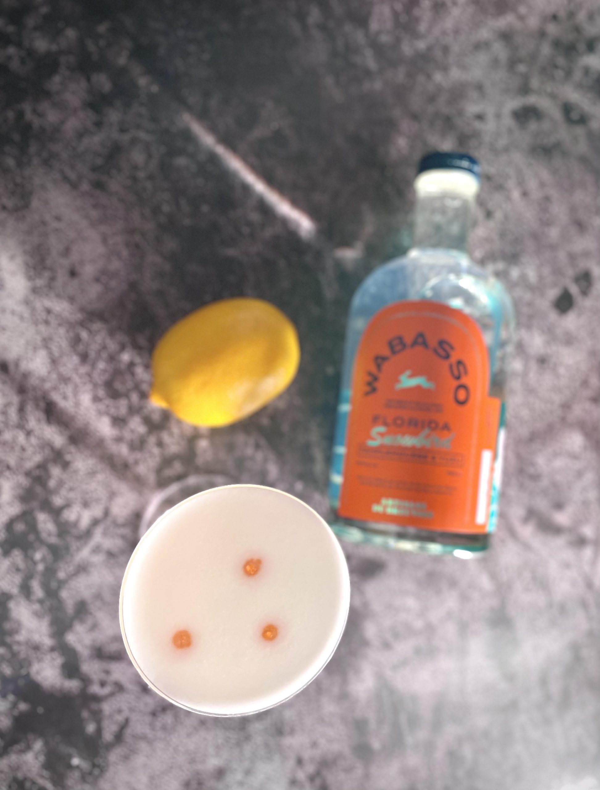 Florida gin sour Distillerie Wabasso