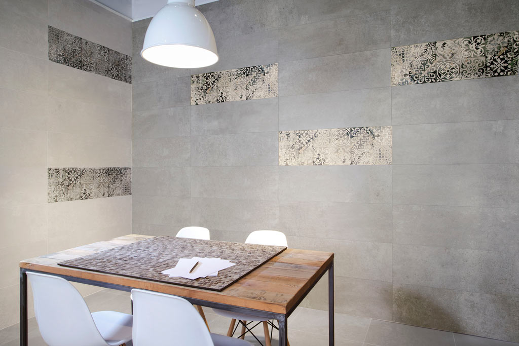 Feature wall tiles Distinct Homes