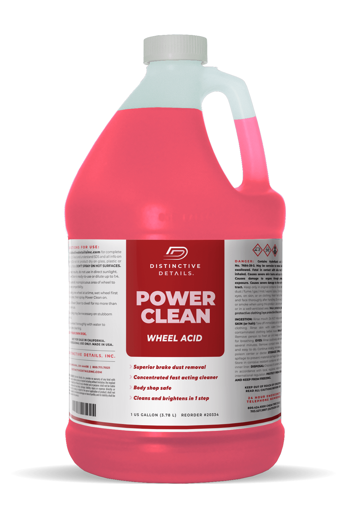 POWER CLEAN WHEEL ACID Distinctive Details