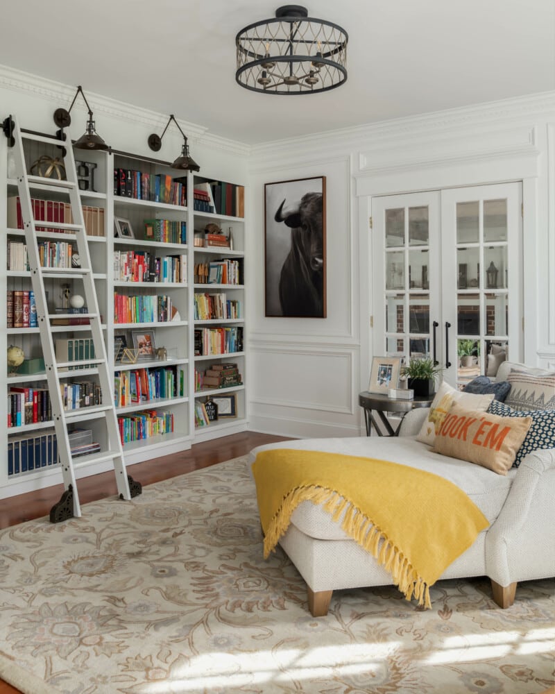 Sunny Home Library Moorestown Distinctive Interior Designs