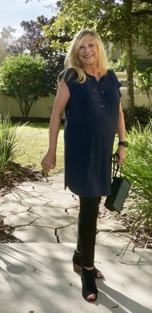 tunic dress with leggings