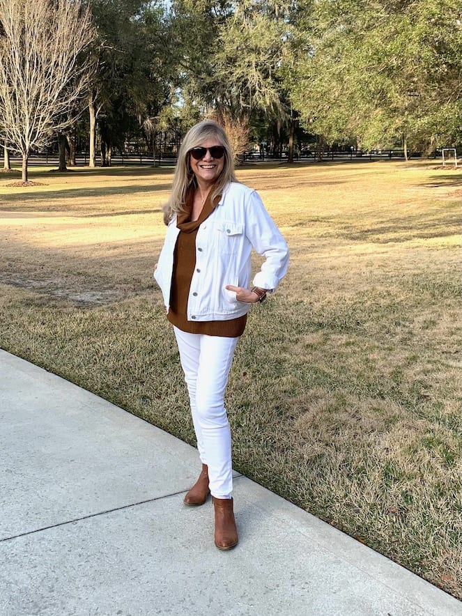 White Jeans In Winter - Florida Style 
