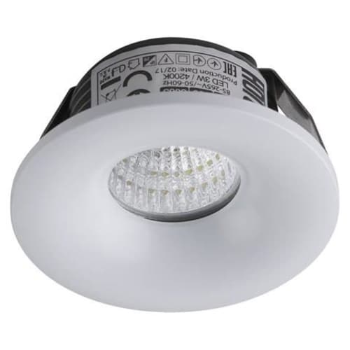 Mini spot LED 3W fixe rond Blanc Eclairage intérieur