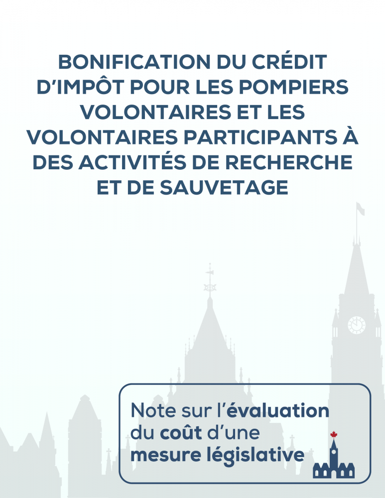 Bonification du crédit d’impôt pour les pompiers volontaires et les