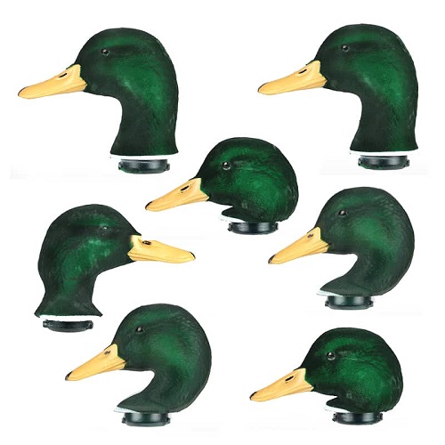 DAKOTA XTREME MALLARD FLOCKED REPLACEMENT HEADS (7 PACK
