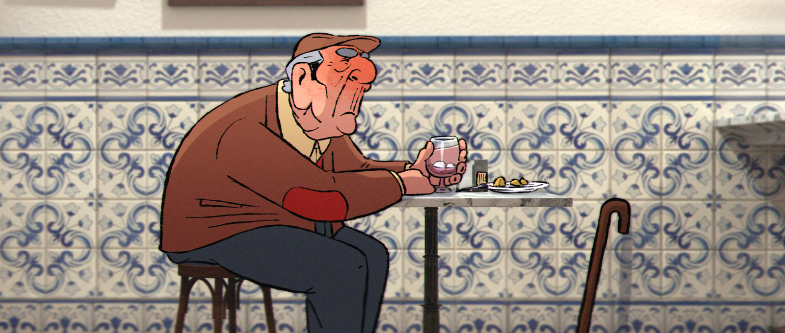 Leopoldo el del bar (Leopoldo from the bar) Distribution with Glasses
