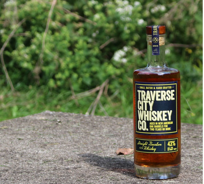 Traverse City Barrel Proof Bourbon Straight from the Bottle