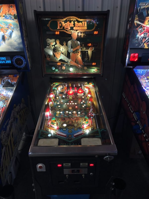 Eight Ball Champ Pinball Bally 1985 Green Bay, WI District 82