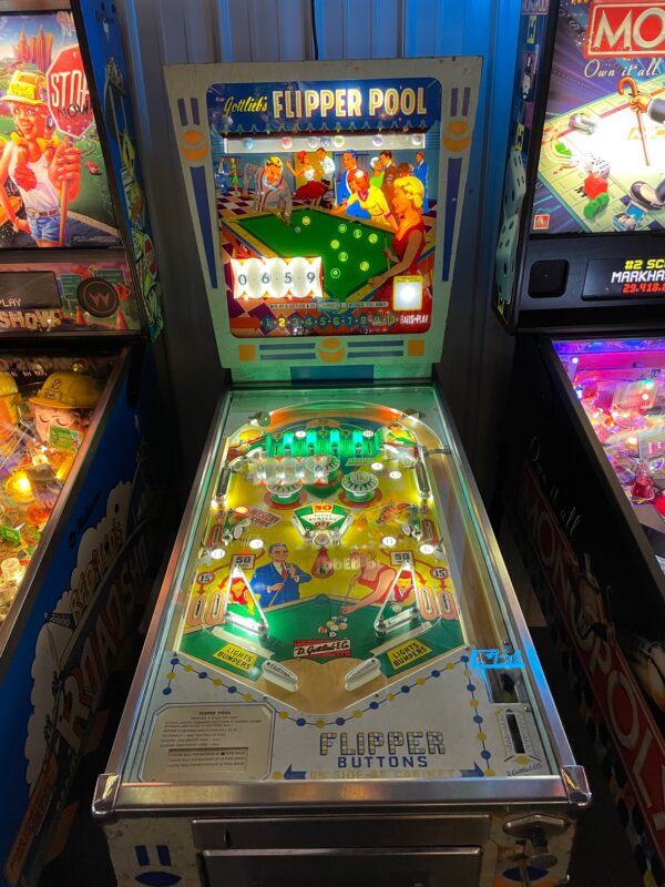 Flipper Pool Pinball Gottlieb 1965 Green Bay, WI District 82