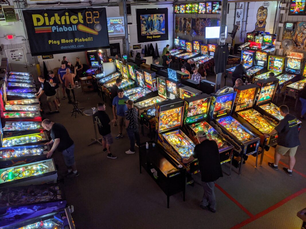 District 82 Pinball Largest Free Play Pinball Arcade in Wisconsin
