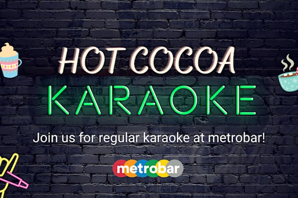 Hot Cocoa Karaoke Party District Fray