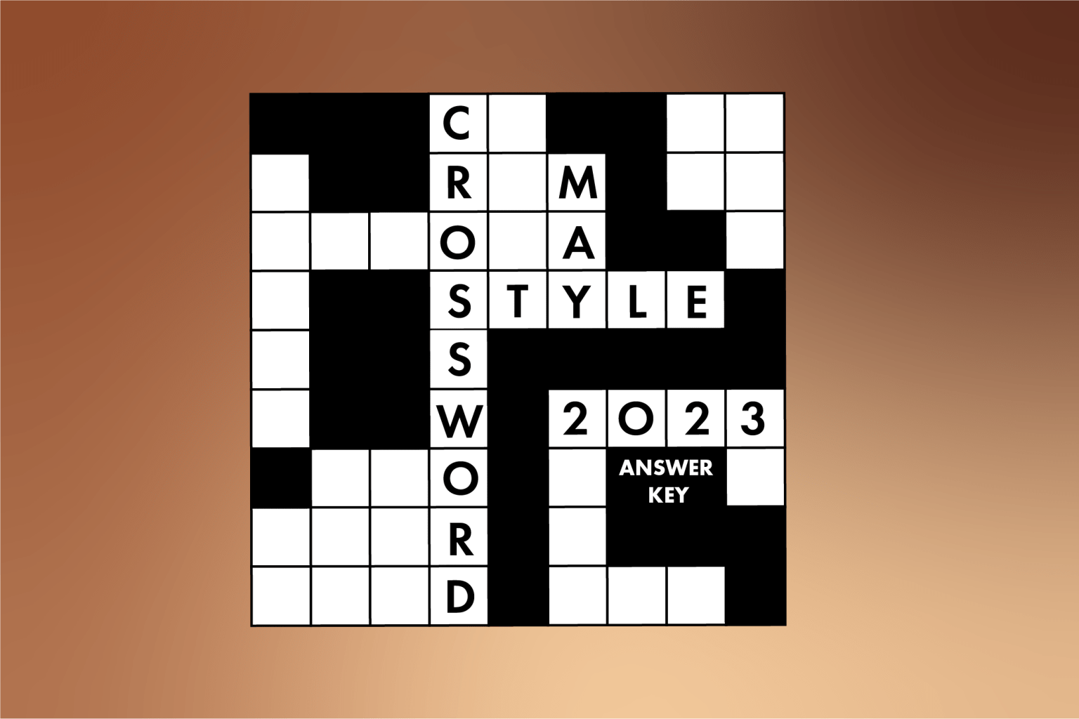 Crossword Answer Key May 2023 District Fray