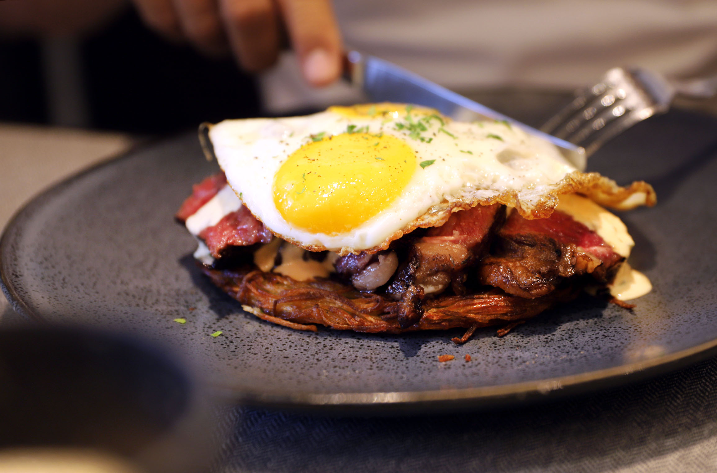 Populus cafe breakfast of champions, brunch, breakfast, Australian wagyu beef