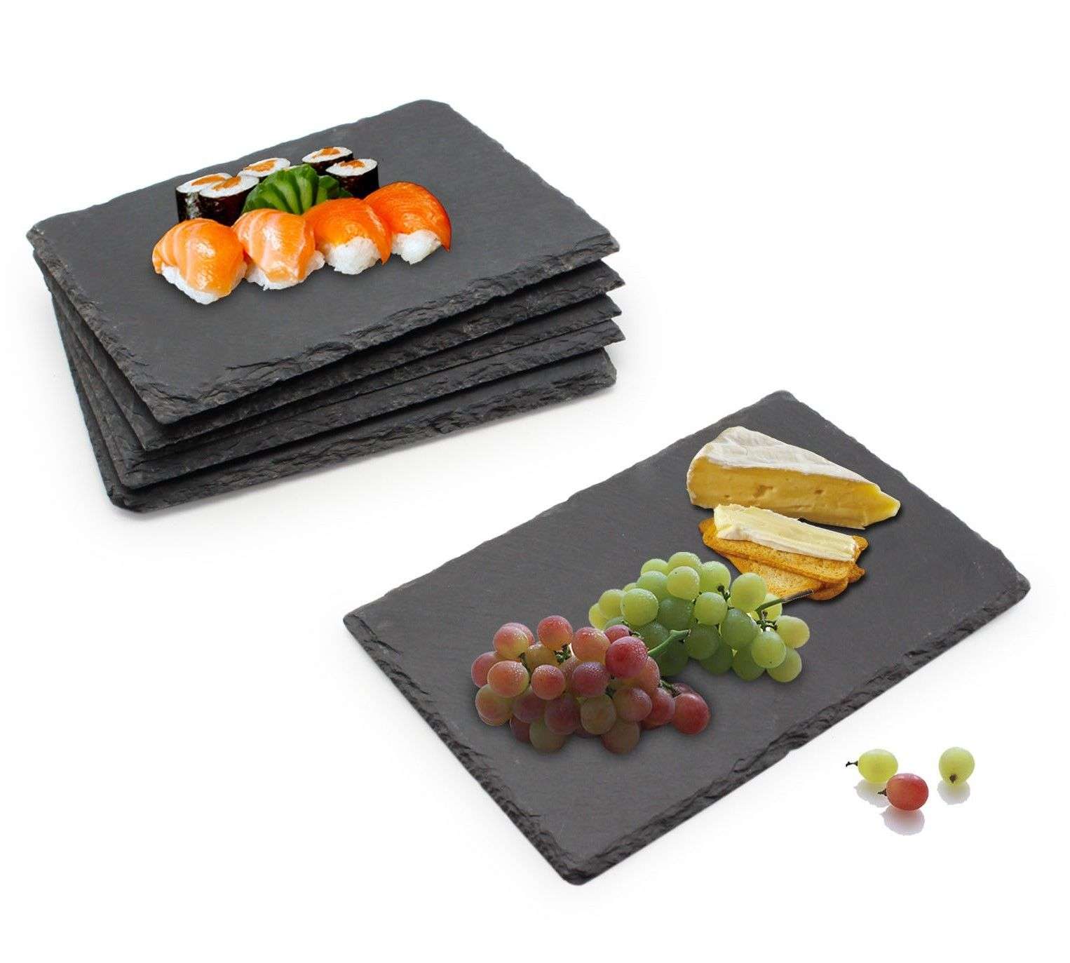 Slate Stone Plates Distrito Design
