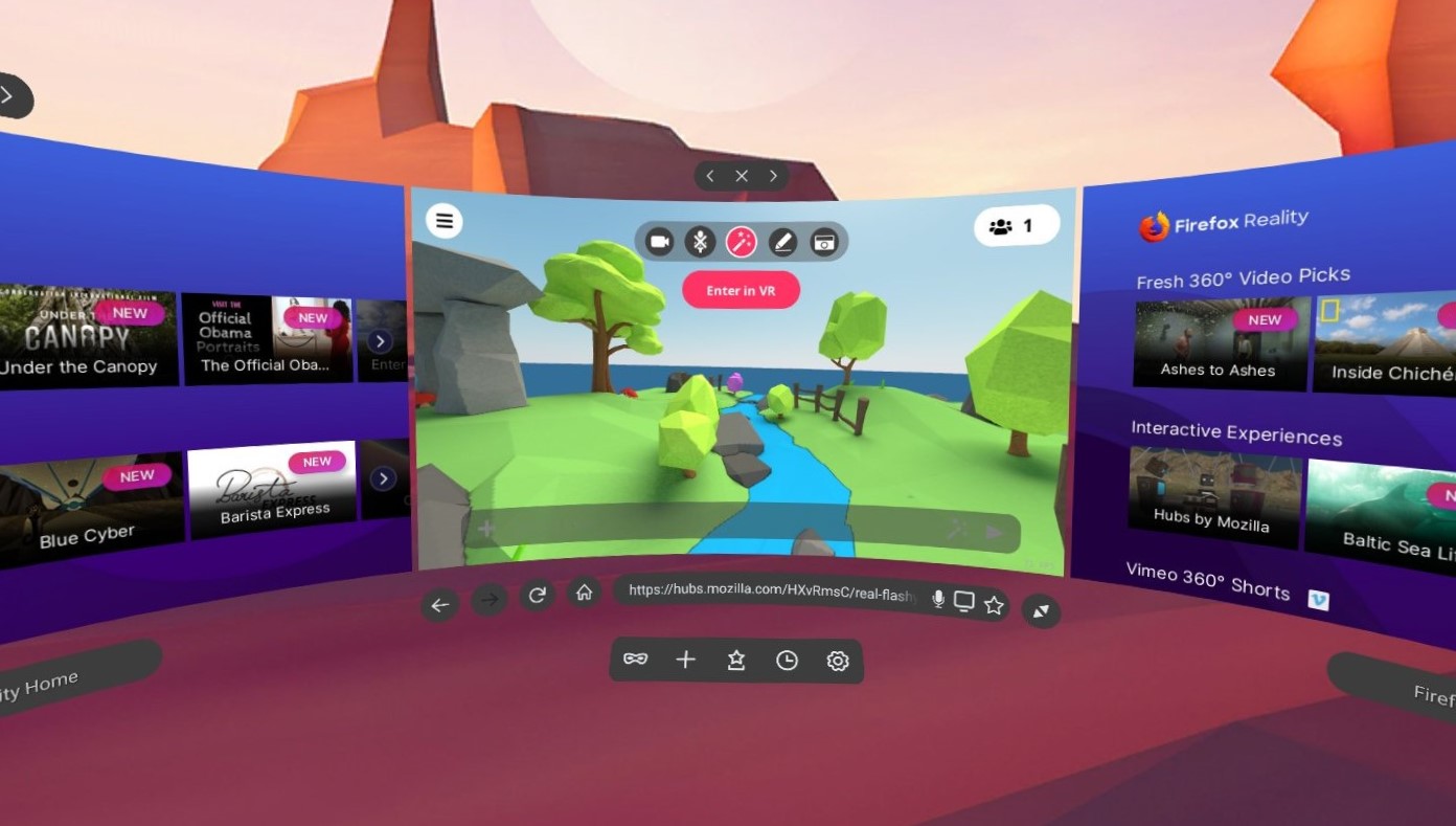 El navegador VR Firefox Reality llega a PC Distrito XR