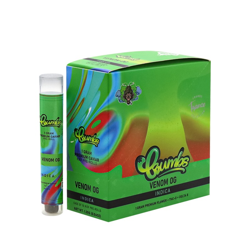 Crumbs Trance Collection THCO Caviar Prerolls 10 Count Display