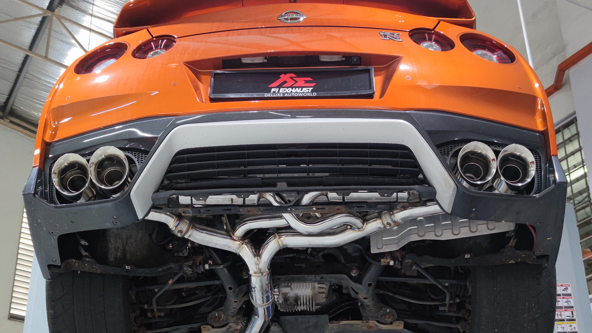 Nissan GTR R35 Exhaust Malaysia FI Exhaust Dita Racing