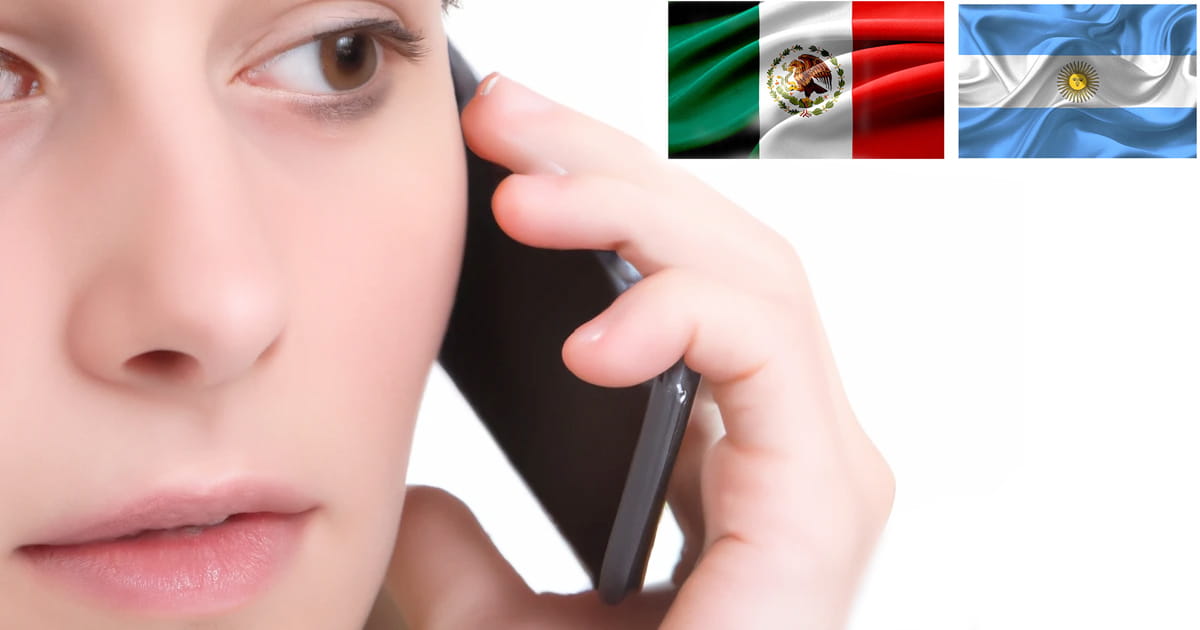 ¿Cómo MARCAR de México a Argentina? DITII