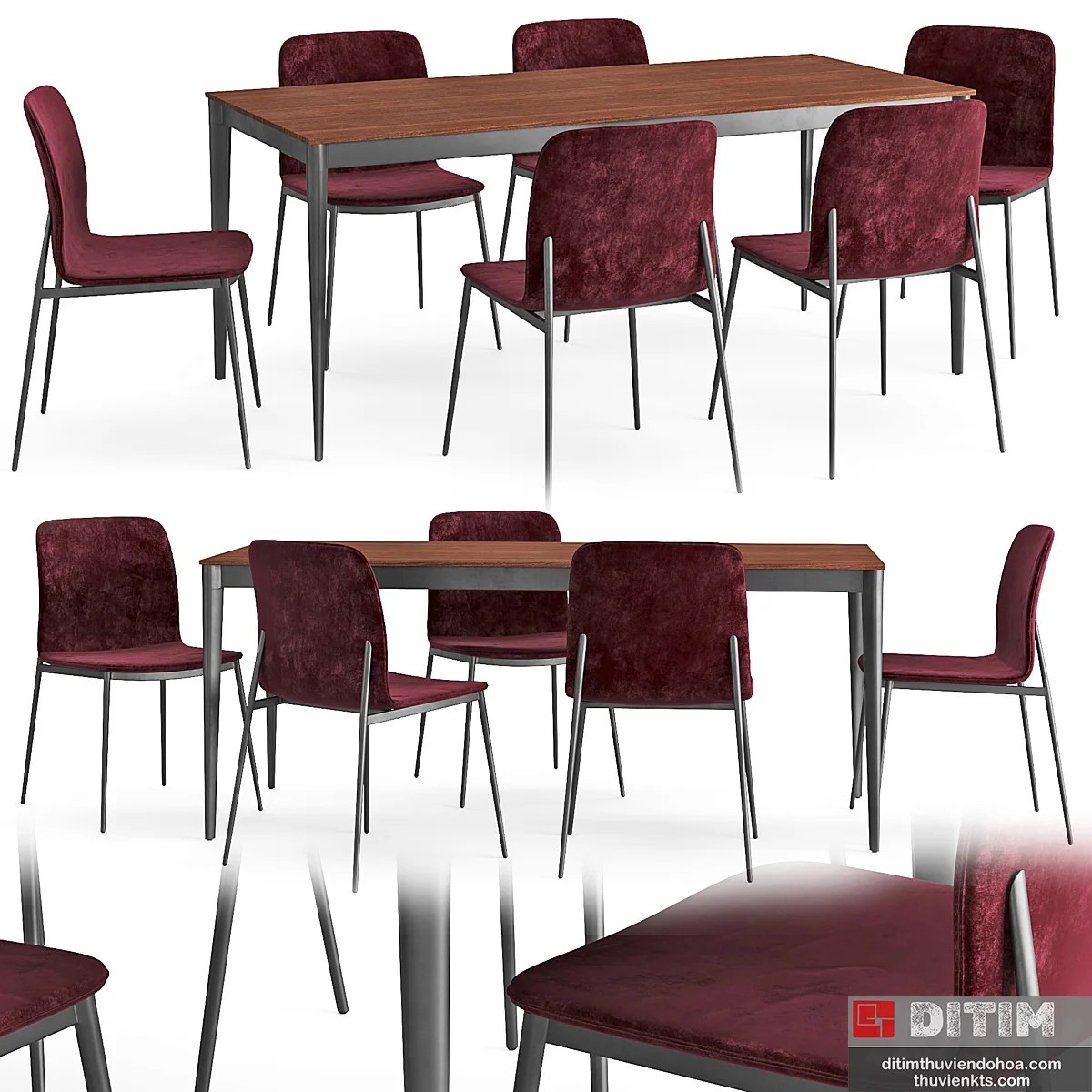 [Free] Table + Chair2564017.5d9042b753ab5 THƯ VIỆN ĐỒ HỌA