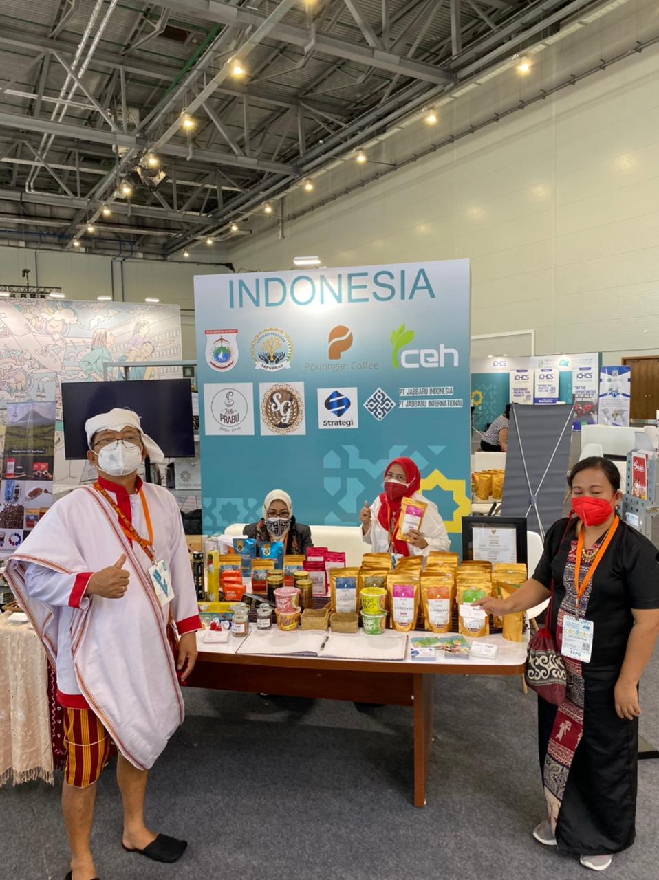 Kementerian Pertanian Direktorat Jenderal Perkebunan » Kopi Mamasa Go  Internasional di Ajang Promosi “Russia Halal Expo 2021”