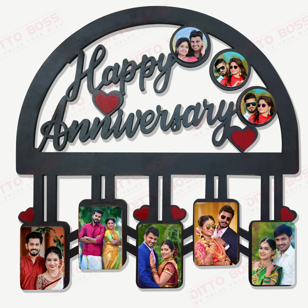 Sublimation Happy Anniversary Photo Frame