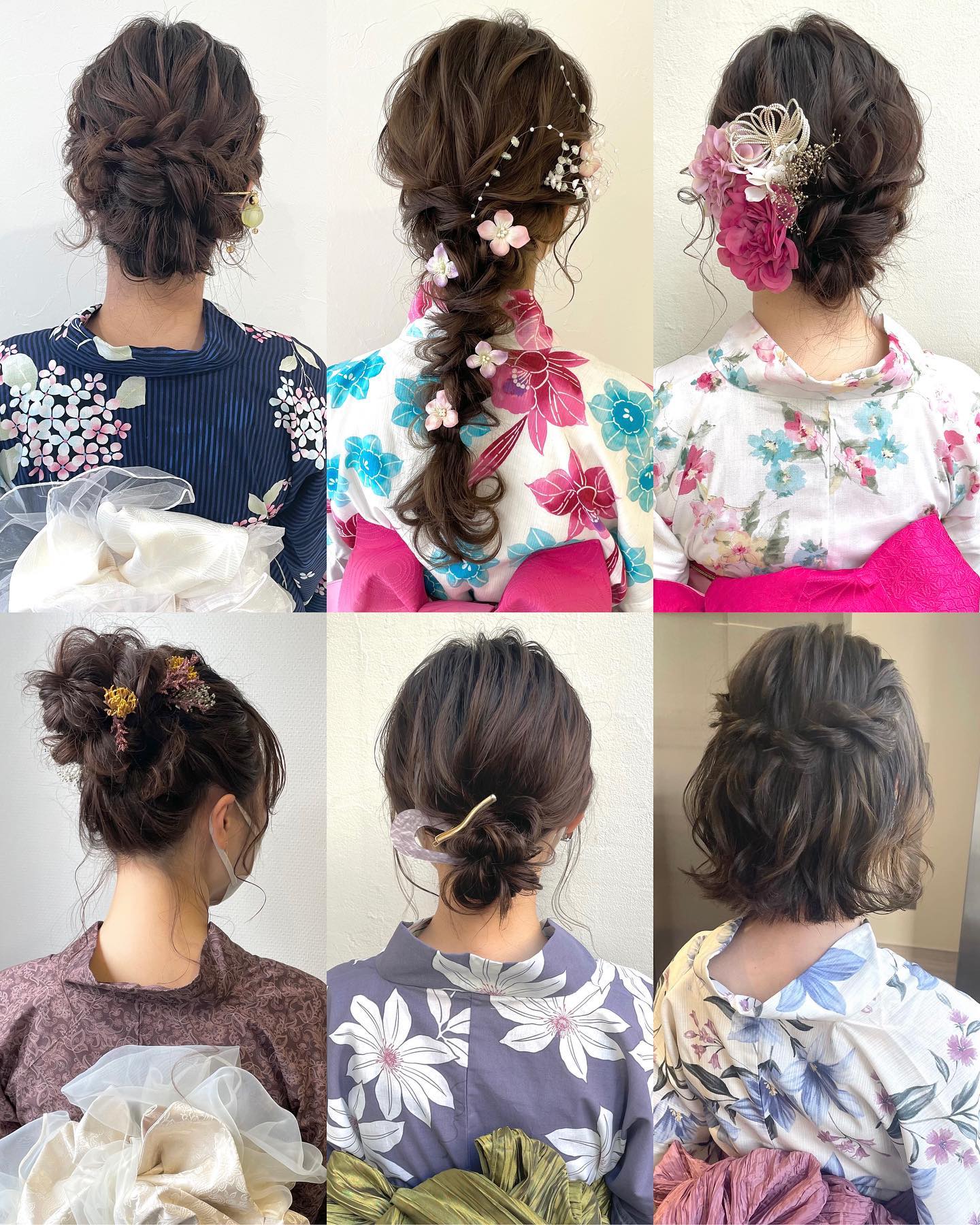 浴衣に合わせたヘアセット集.ライ…