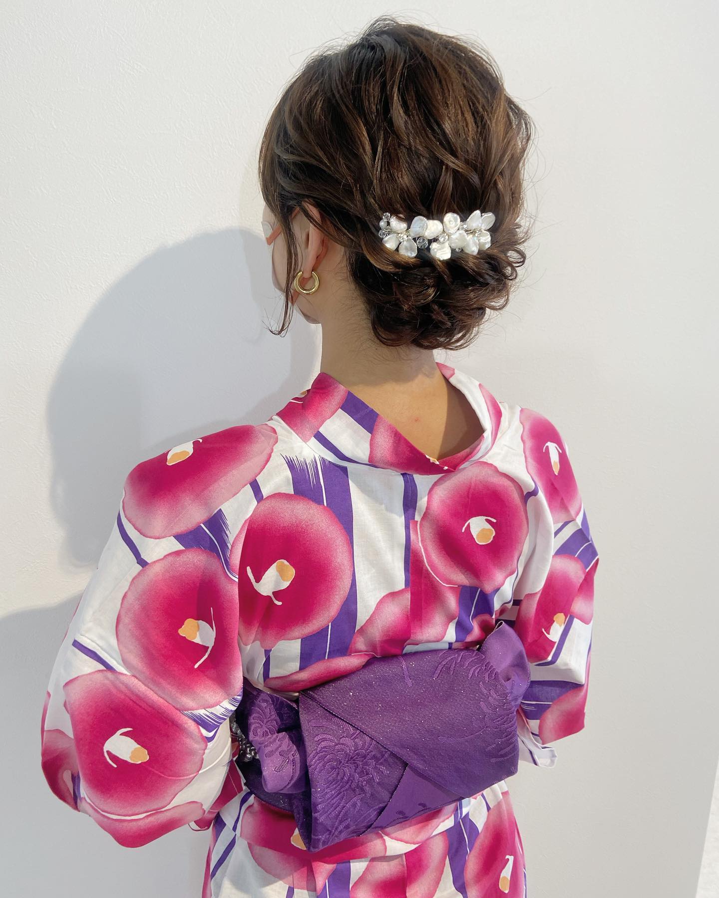 浴衣+ヘアセットお祭りの季節🏮🍧首…