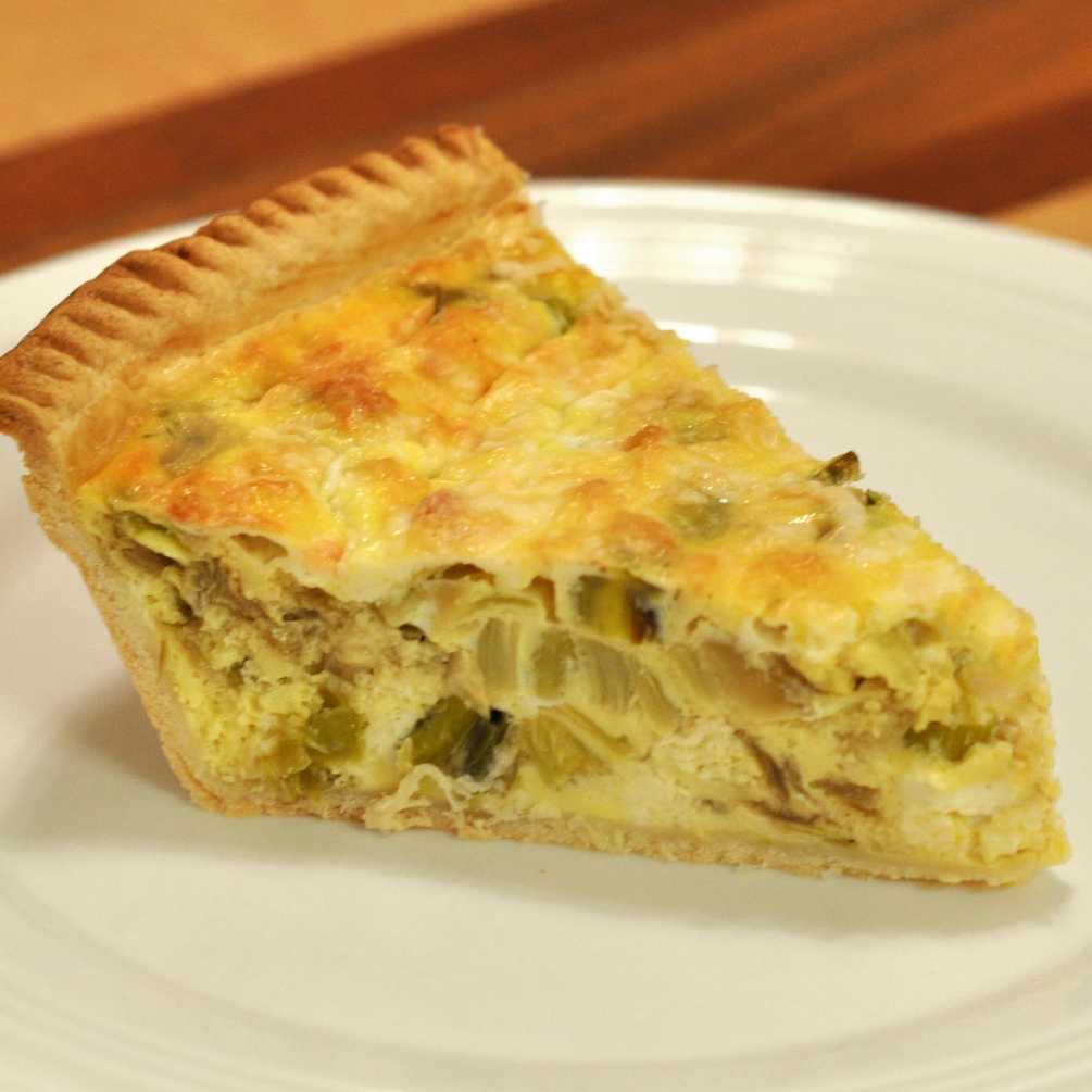 Recipe—Leek Quiche