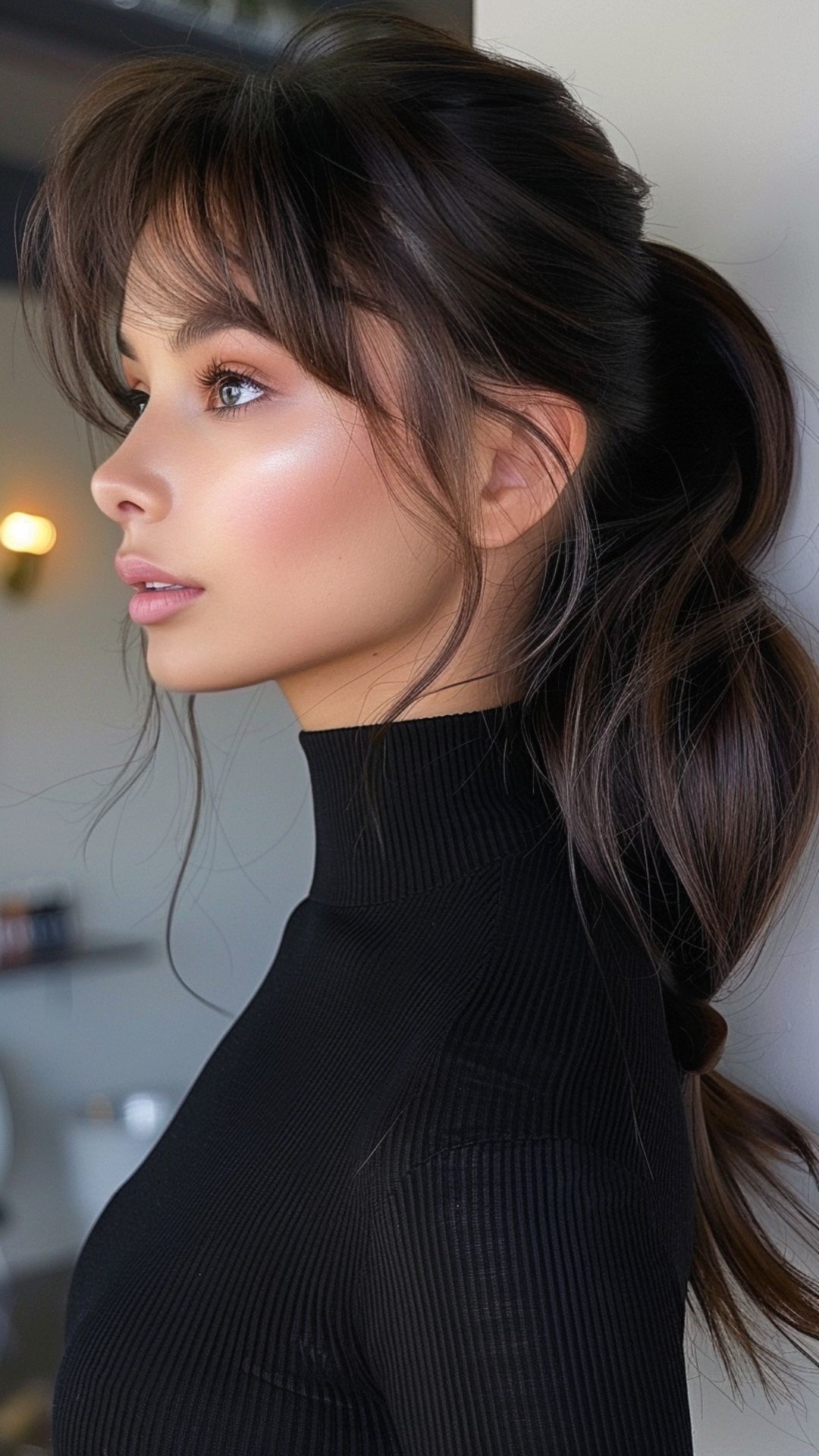 25 Ponytails with Bangs Ideas to Rock in 2024