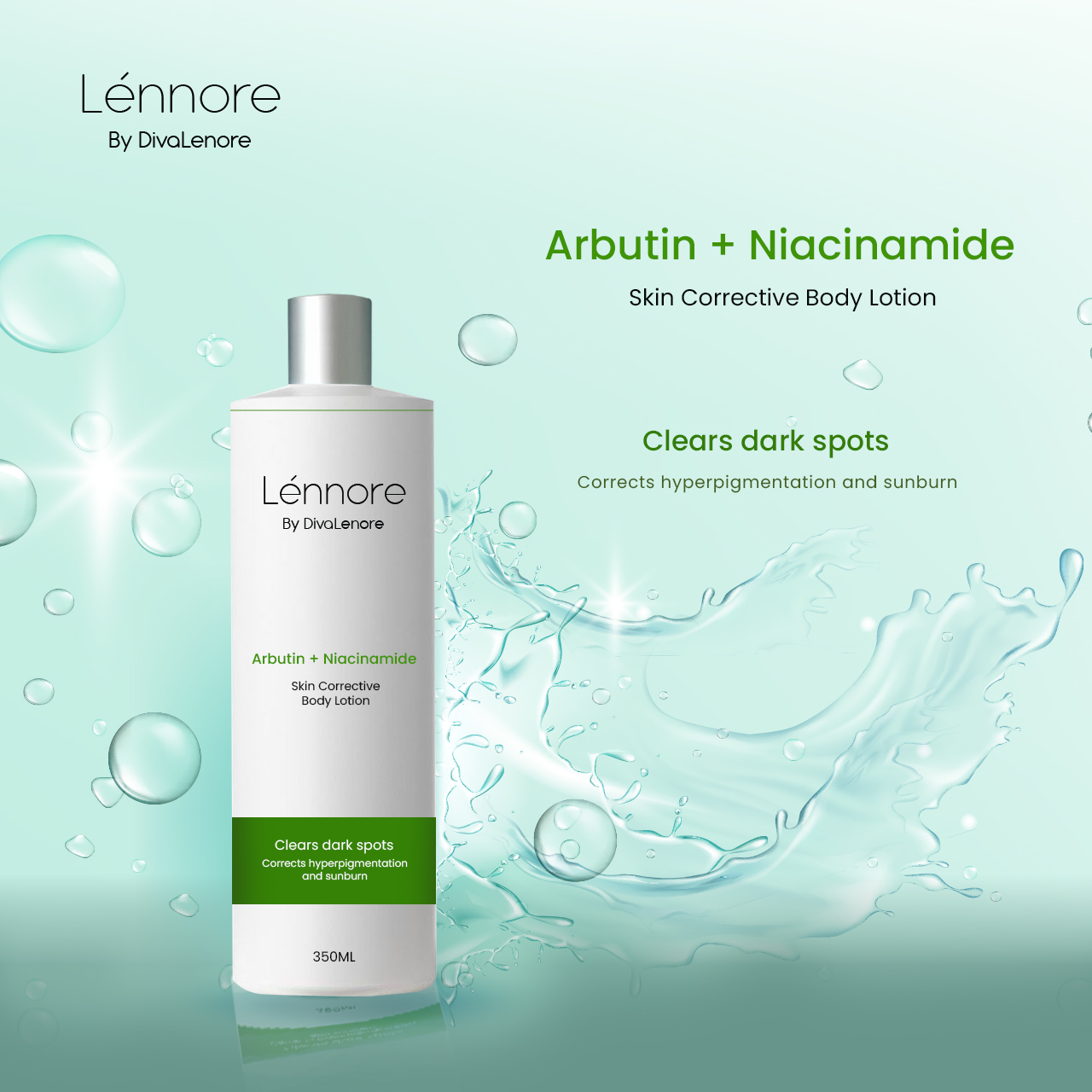 Arbutin Niacinamide Skin Corrective Body lotion Lennore