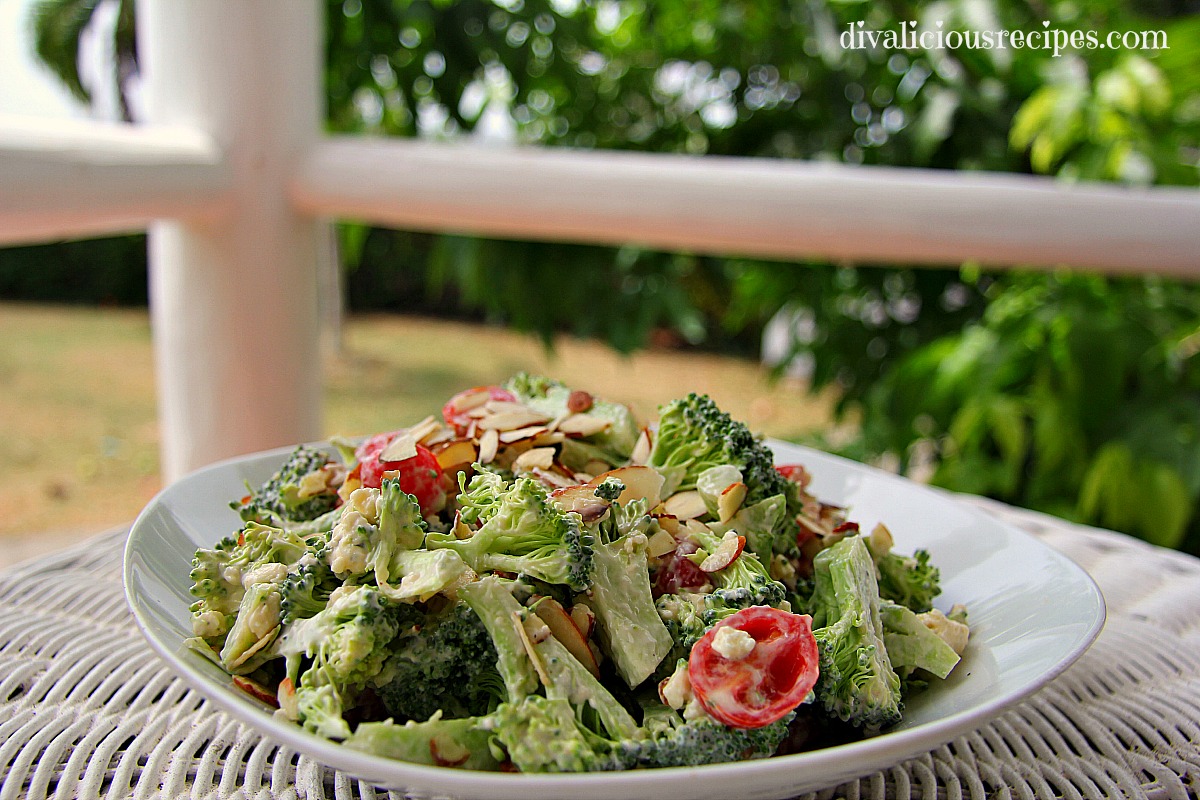 Broccoli & Blue Cheese Salad Divalicious Recipes