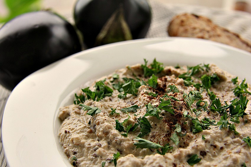 Eggplant and Garlic Dip Divalicious Recipes
