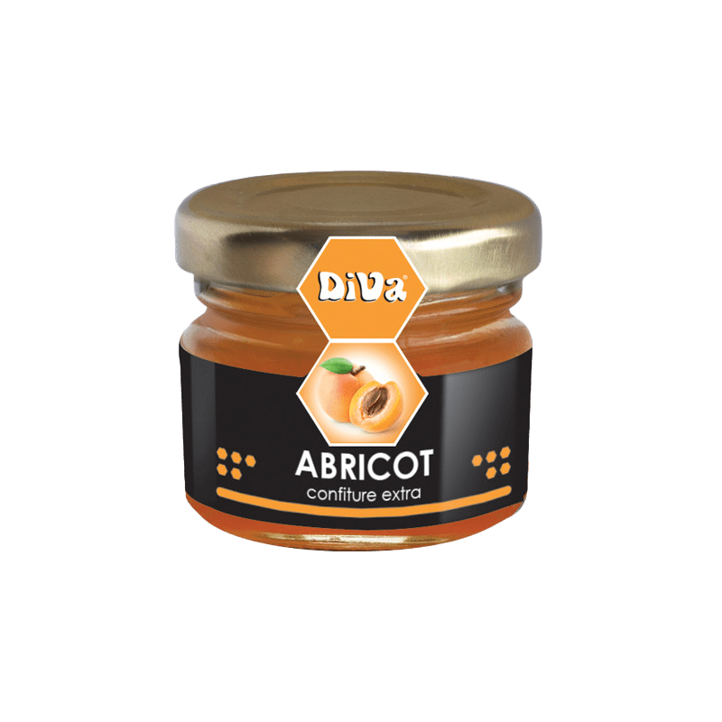 Diva Confiture Abricot en verre 30 g DIVA