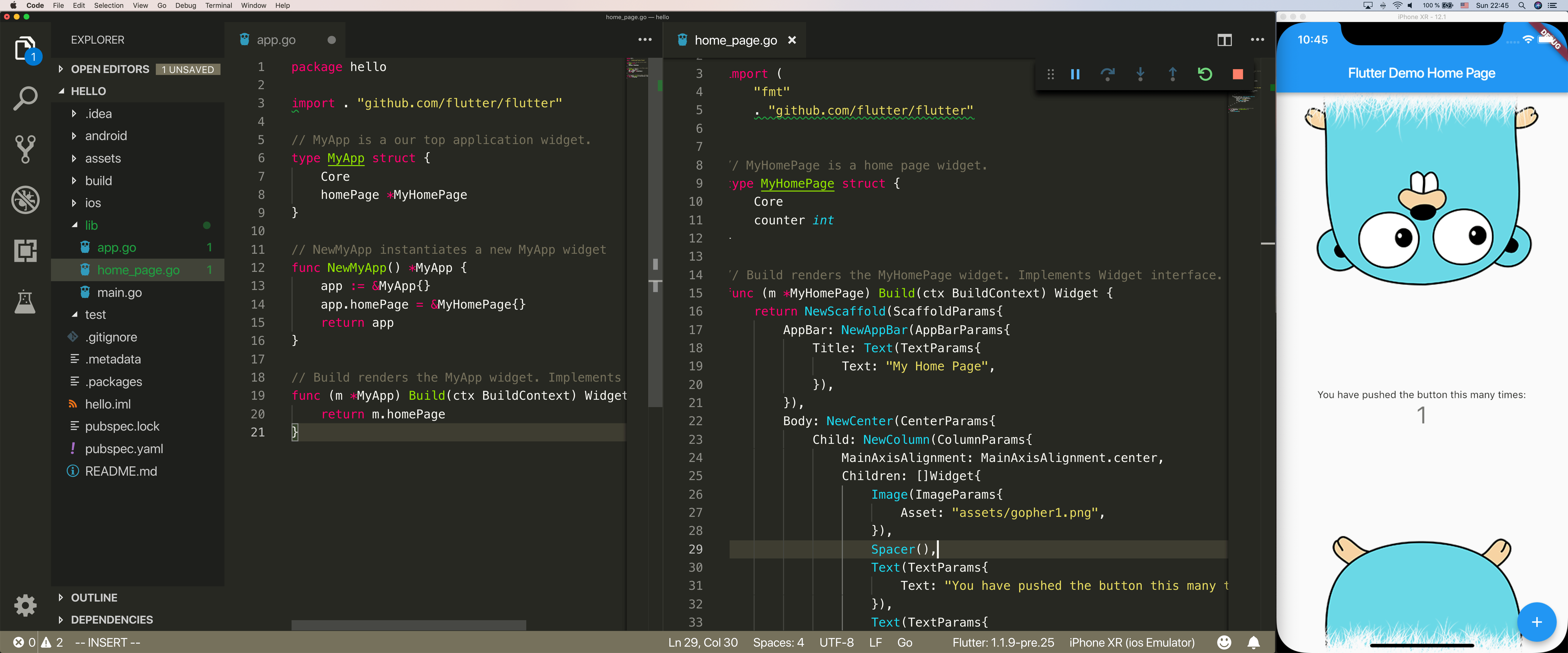 Thought Experiment Flutter In Go Divan S Blog