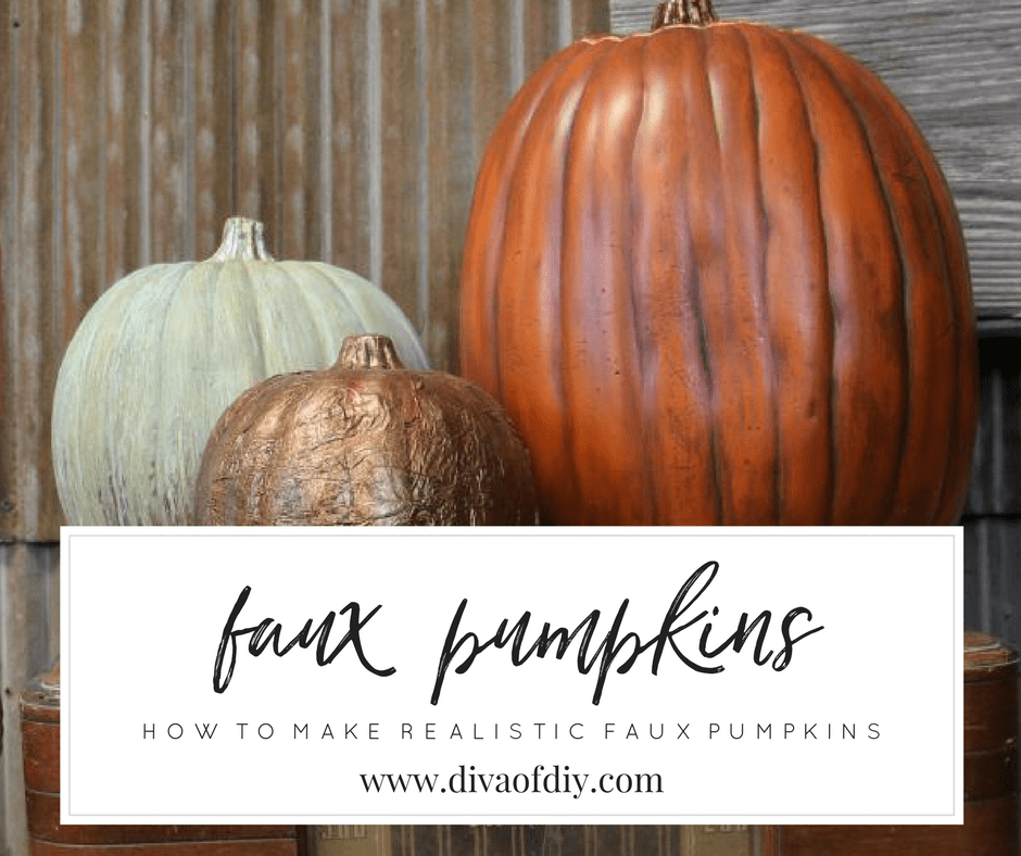 How to Make a Realistic Faux Pumpkin