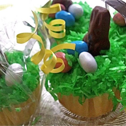 How to make Easter Basket Cupcakes Recipe