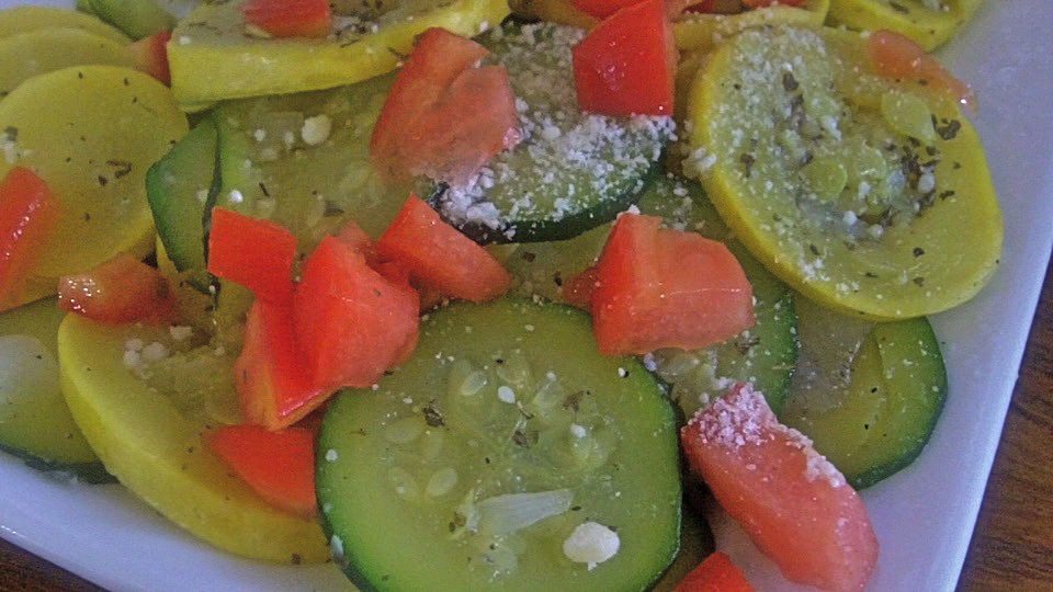 Squash Zucchini Tomato Bake Recipe Divas Can Cook