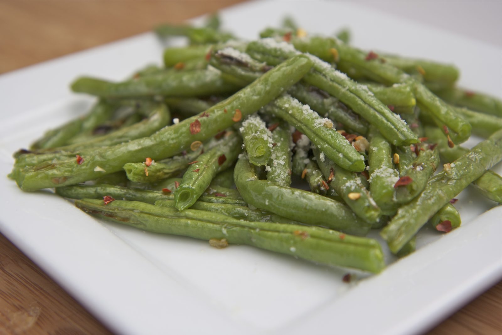 Roasted Fresh Green Beans Recipe Parmesan Garlic