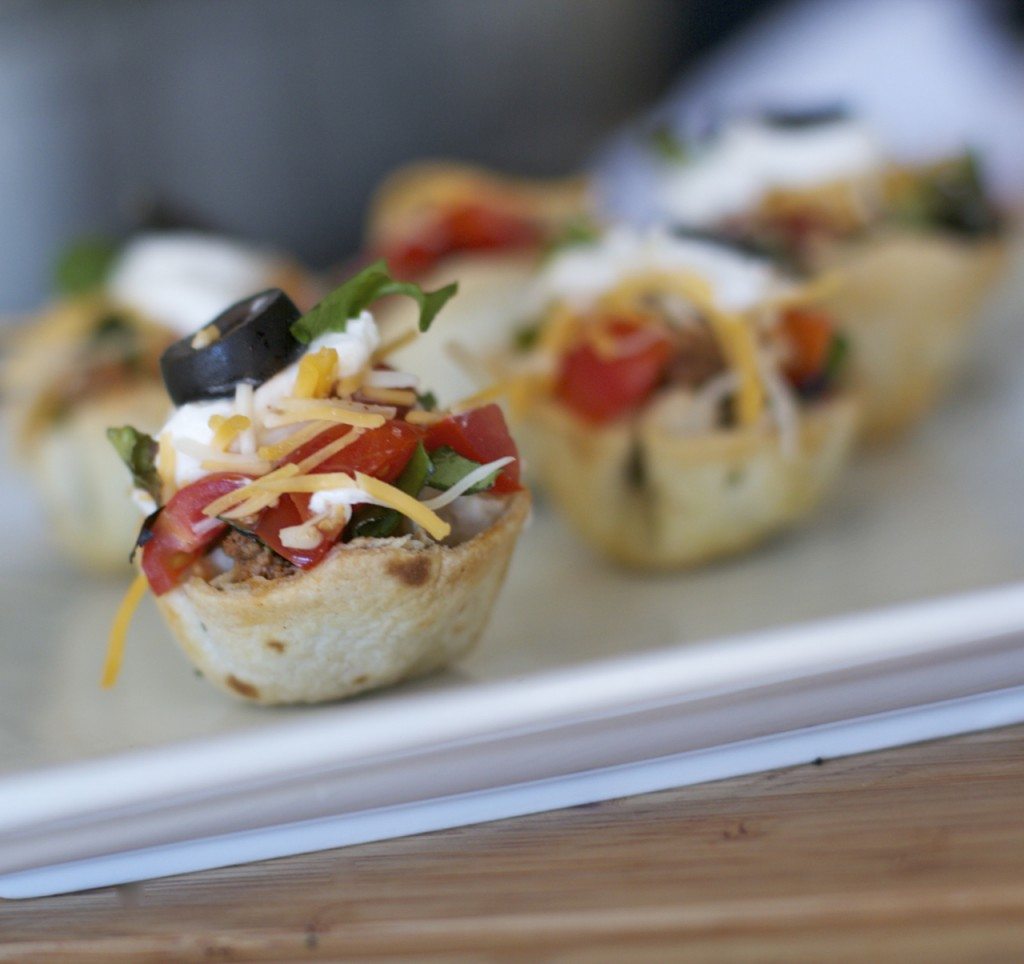 Mini Taco Bites Homemade Taco Bowls Divas Can Cook