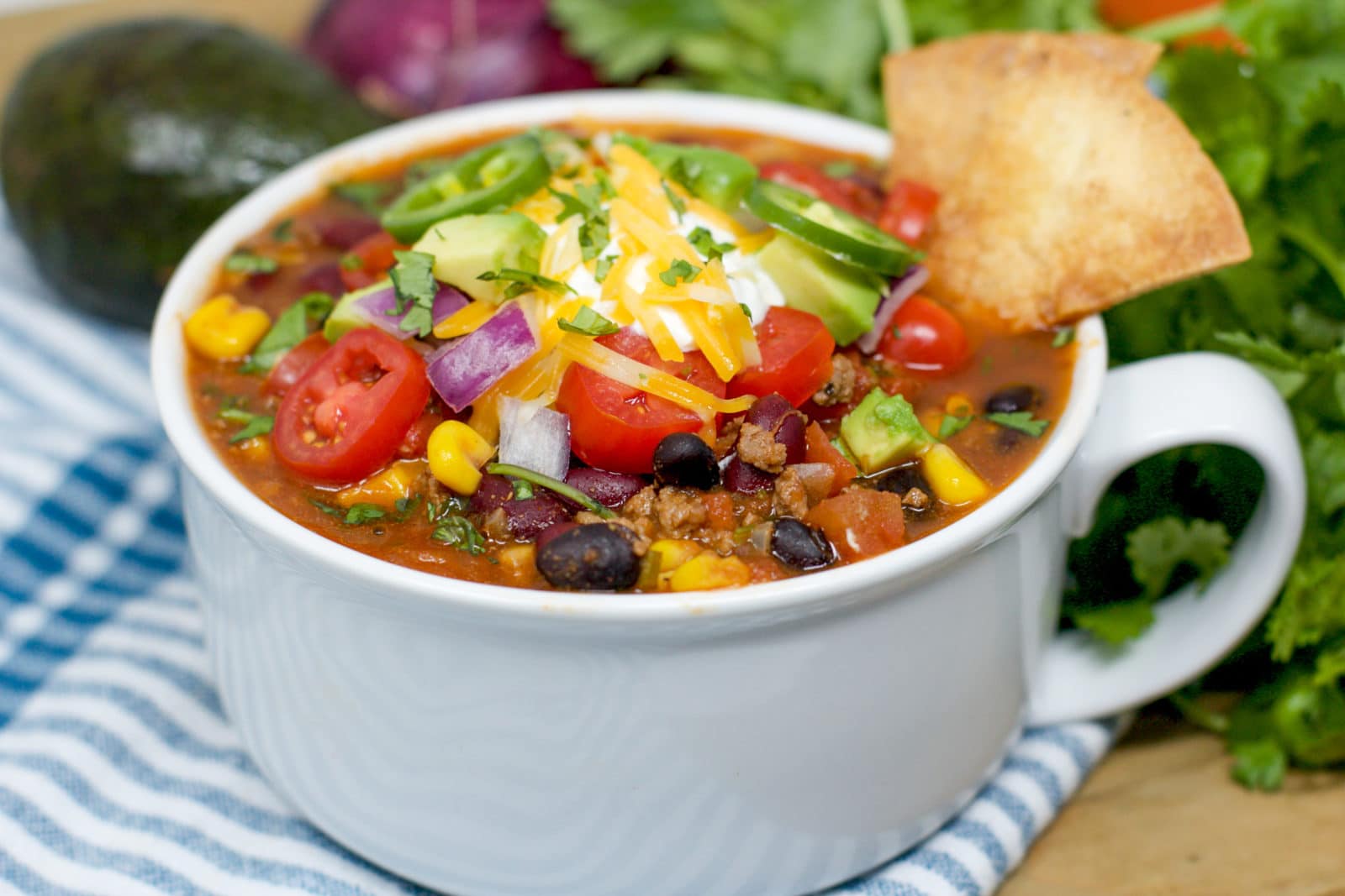 Taco Soup Recipe That's Full of Flavor and Loaded With Fresh Ingredients!